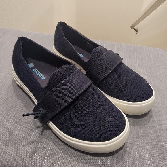 Blueview Pacific Footwear Pitch Black Biodegradable Sustainable Comfort New‎ 6.5 - Picture 1 of 12